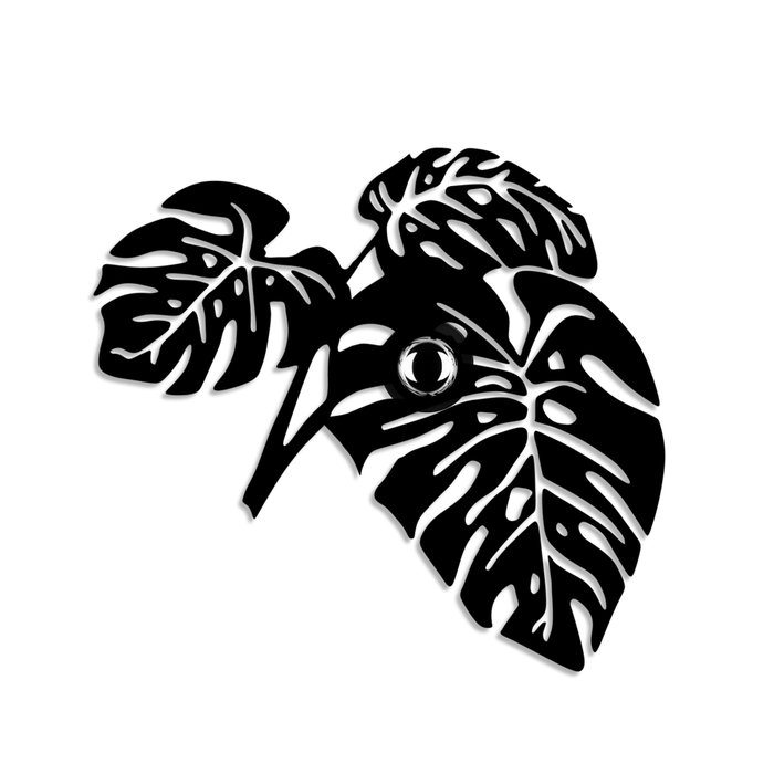 Opviq Leaves Lámpara de pared negra